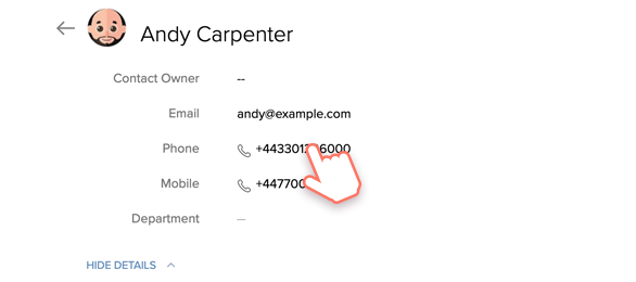 Zoho CRM Integration